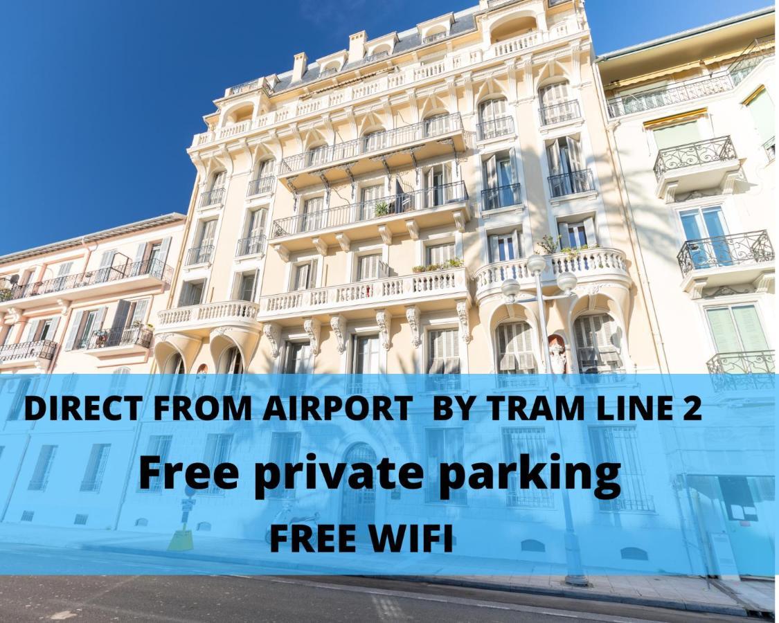Le 323 Prom - 2 Chambres - Ac - Parking - Tram Et Supermarche Proches - Front De Mer Nice Eksteriør billede